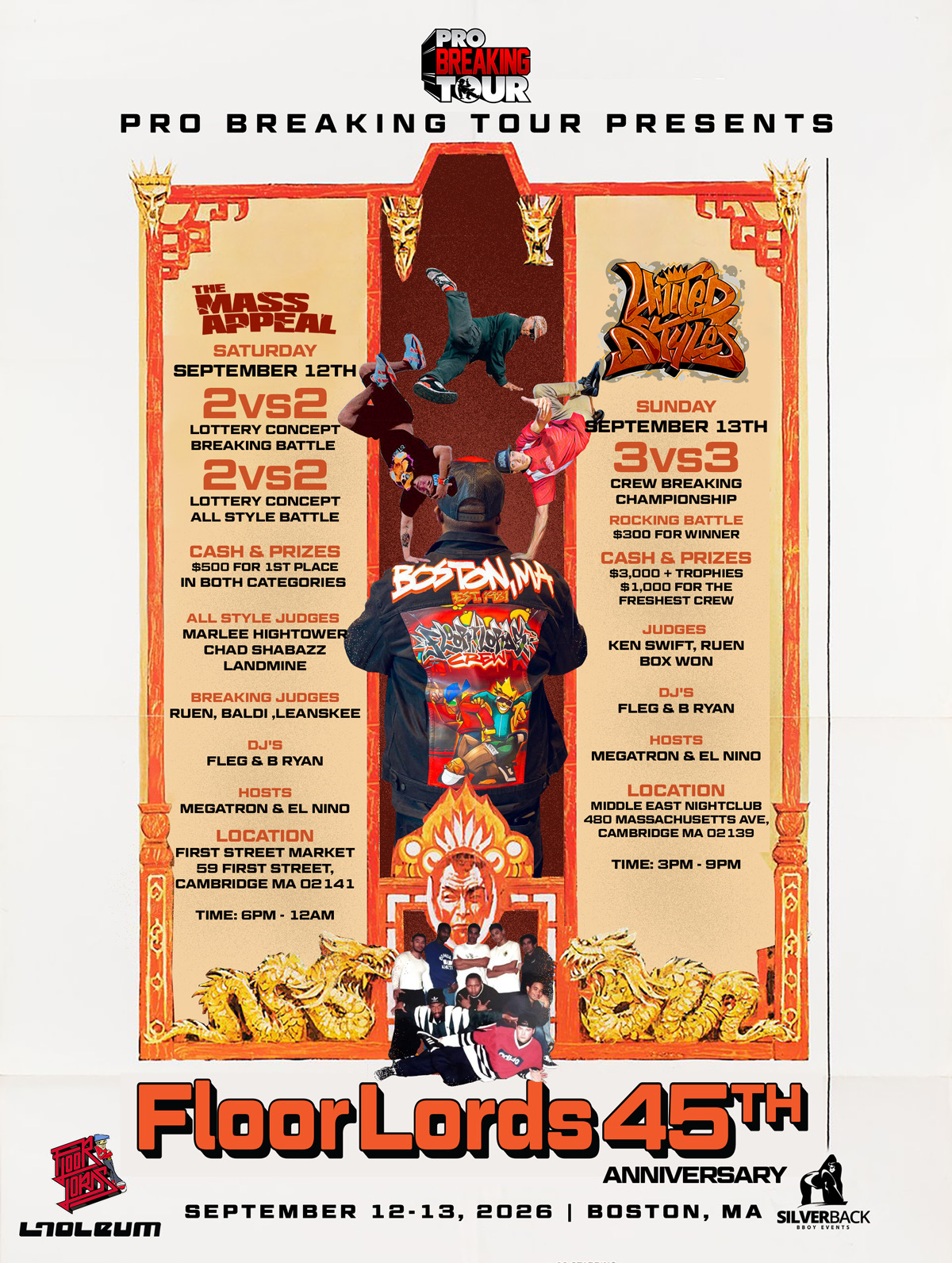 Floor Lords 45th Anniversary — Full Event Schedule & Details